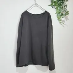 【ユニクロ】レディース　ストレッチダブルフェイスプルオーバー　Lサイズ