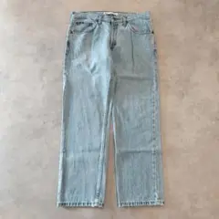 Lee リー W34 ブルーデニム ボトム パンツ 古着 青 ブルー 15161