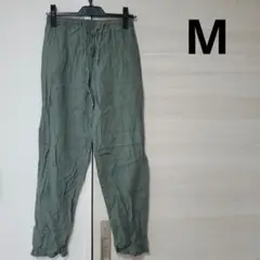 ワークパンツ【M】オリーブグリーン