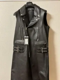 raf simons 98-99AW archiveノースリーブレザージャケット raf simons 98-99AW archive ノースリーブ レザージャケット