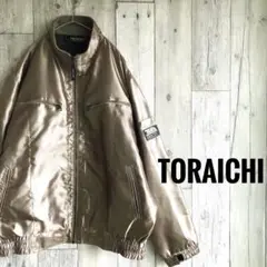 寅壱 TORAICHI トライチ ドカジャン ブルゾン 虎柄　ブラック 古着 寅壱 TORAICHI レア 限定品 トライチ ドカジャン ヒョウ柄