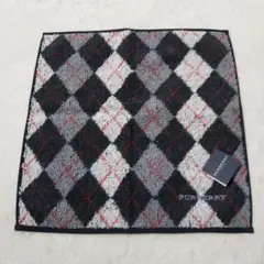 新品BURBERRY ダイヤモンドチェック柄　 ハンカチ タオルハンカチ
