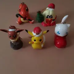ポケットモンスター　クリスマスオーナメント　5体