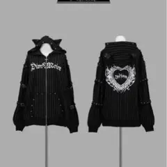 DimMoire ディムモアール Evil cat 猫耳 パーカー フーディ黒