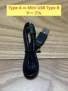 W) USBケーブル Type A ⇔ Mini USB Type B