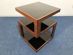 3段サイドテーブル ARCA スタイリッシュデザイン宮武製作所 ST-403BR