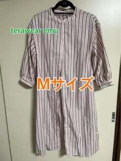 terawear emu tera シャツ ワンピース しまむら Mサイズ