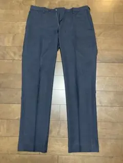 UNIQLO 感動パンツ　ネイビー チェック柄