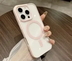 iPhone13.14.15.16用ケース ピンク MagSafe対応