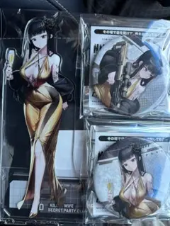 NIKKE ラッキー缶バッジBOX　D:キラーワイフ　アクリルスタンド　缶バッジ