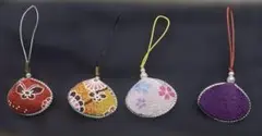 ハンドメイド 貝殻 ストラップ