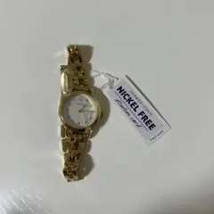 ニッケルフリー　腕時計　花がら