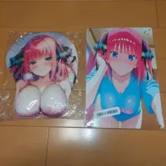 中野二乃 立体マウスパッド&アートワークメタルポスターセット