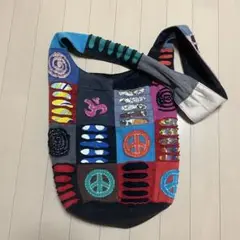 ネパールパッチワークショルダーバッグ