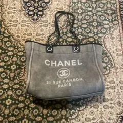 CHANEL ドーヴィル トートバック チェーントート