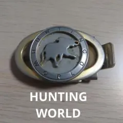 HUNTING WORLD バックル 動物モチーフ