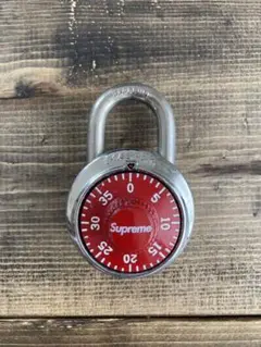 シュプリームSupreme Master Lock 南京錠 レッド【新品未使用】 Supreme Master Lock Numeric Combination Lock Red Black S/S