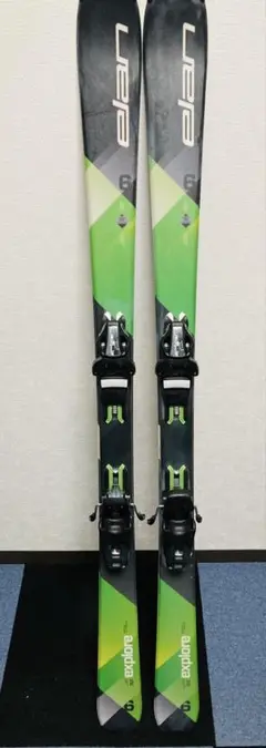 未使用 elanパラダイス EXPLORER スキー板 160ブラックとグリーン 未使用 elan パラダイス EXPLORER 160 スキー板 黒と緑 - メルカリ