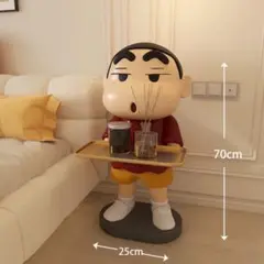クレヨンしんちゃん ローテーブル 置物 高さ70cm
