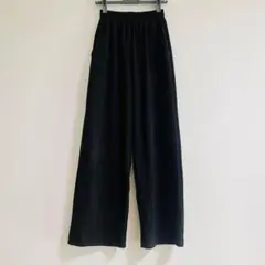 El mar イージーニットパンツ ブラック BV240140K エルマール
