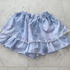 メゾピアノ 夢かわプリント キュロット ショートパンツ 120cm