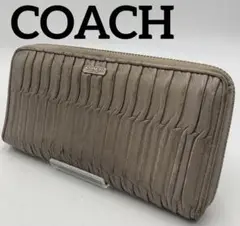 COACH コーチ 長財布 ラウンドファスナー お札 おしゃれ ブランド