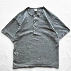 【美品】*A VONTADE 7.5オンス ヘンリーネック半袖Tシャツ/M