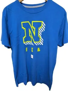 ♦NIKE Nロゴ Tシャツ Mサイズ 青