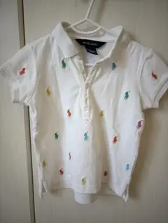 Ralph Lauren カラフル刺繍 ポロシャツ 100