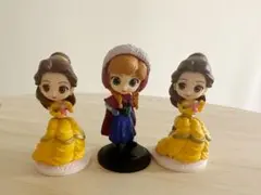 Qposket ディズニーガチャミニチュアコレクション2 アナ　ベル
