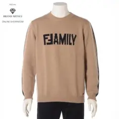 フェンディ FENDI ウール ニット セーター バイカラー トレーナー 52