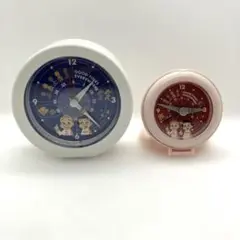 ミスタードーナツ 30周年記念 置き時計　2個セット