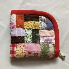 ハンドメイド、パッチワーク、ポーチ