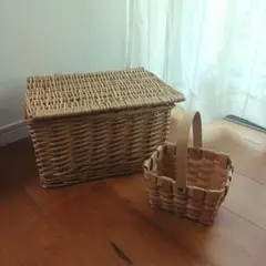 おまけつき♡バスケット インテリア 収納 ナチュラル かご 自然素材