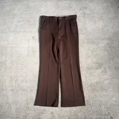 70s 80s 90s ロケットタロン スラックス ブラウンカラー