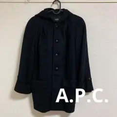 ★黒 ダッフルコート★ A.P.C. アーペーセー