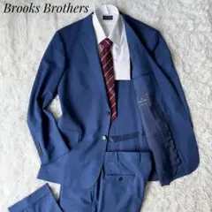 Brooks Brothersセットアップスーツネイビー ウィンドウペンREDA