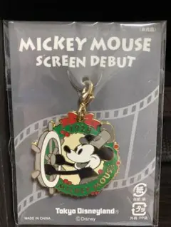 【非売品】TDL来園記念チャーム　ミッキー スクリーンデビュー