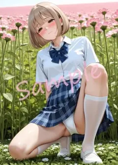 d825 高画質 A4 ポスター イラスト 美女 アニメ コスプレ