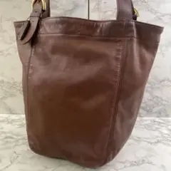COACH オールドコーチ 本革 グローブタンニンレザー ラージ トートバッグ
