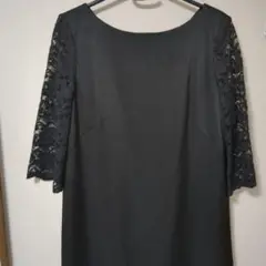 (196)UNTITLED　ブラックフォーマルワンピース　size2 美品