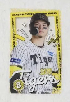 阪神タイガース☆佐藤輝明☆クリアカード☆ラッフル☆くじ☆F賞☆新品