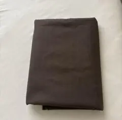 【まとめ売り可】　生地　布　ダークブラウン コットン　110cm×200cm