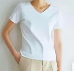 DoCLASSE Vネック 半袖 ドゥクラッセTシャツ　Lサイズ 19986