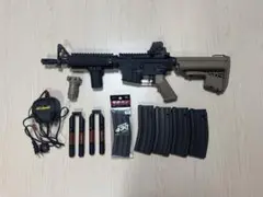【週末セール中】プリコック電子トリガー搭載　東京マルイ　CQB-Rカスタム ◇東京マルイ CQB-R ブラックモデル 次世代電動ガン スコープ