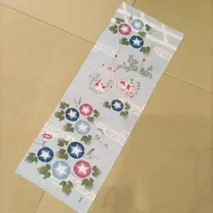 濱文様手ぬぐい　朝顔　金魚