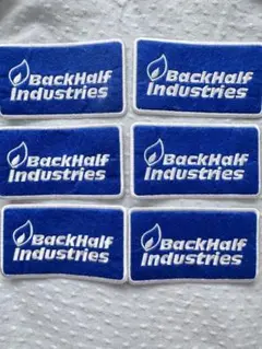 BackHalf Industries ワッペン 6枚セット