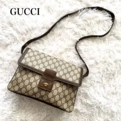 GUCCI ショルダーバッグ 2way PVC レザー インターロッキング
