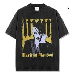 マリリン マンソン MARILYN MANSON ヴィンテージ加工 Tシャツ L