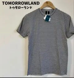 美品 未使用タグ付 トゥモローランド ボーダーTシャツ Mサイズ メンズ